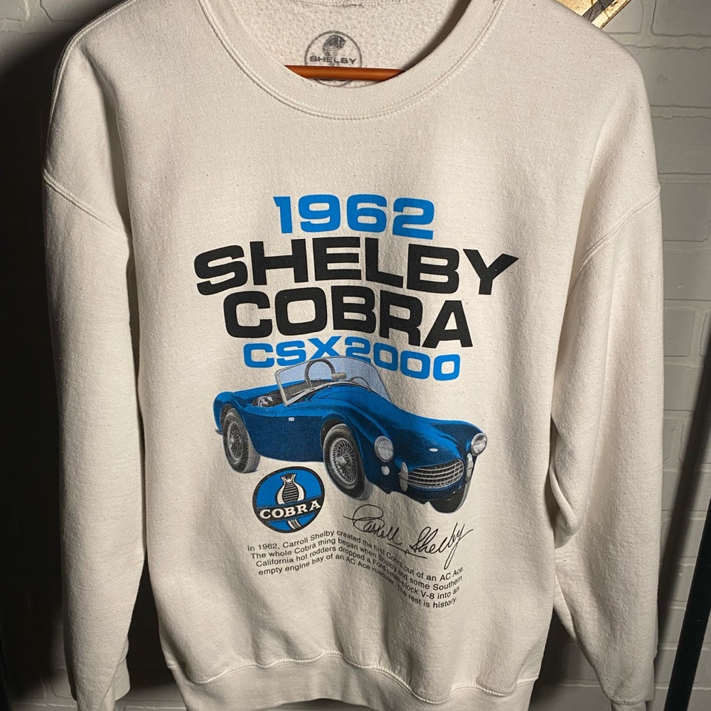 Shelby White Fleece Sweatshirt